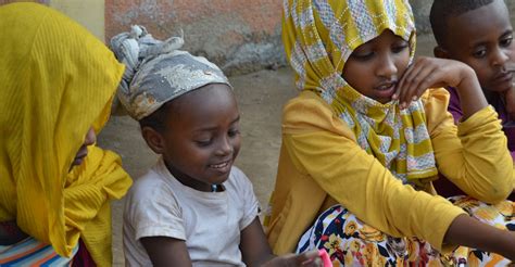 Volunteer in Ethiopia .
